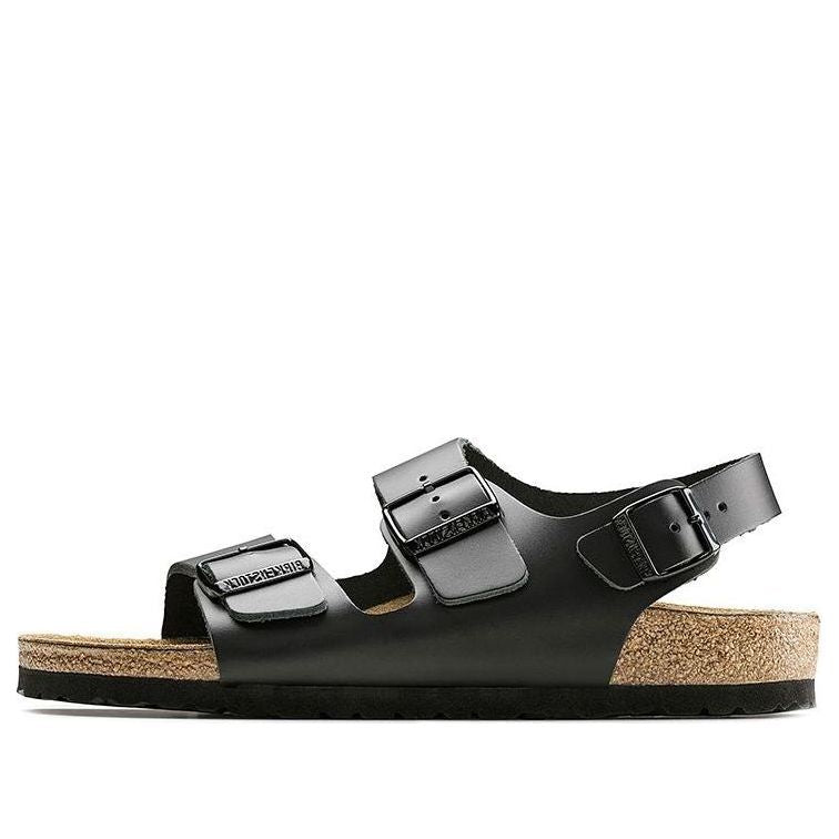 Birkenstock Milano Series Cowhide Sandals Black Version Unisex