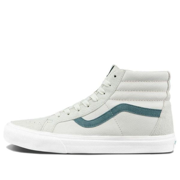 Vans SK8-HI High Top Retro Skate Shoes Unisex Light Grey Light Gray