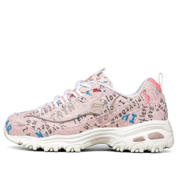 Skechers DLites 1.0 Low-Top Running Shoes Pink