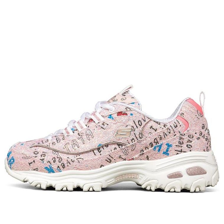 Skechers DLites 1.0 Low-Top Running Shoes Pink