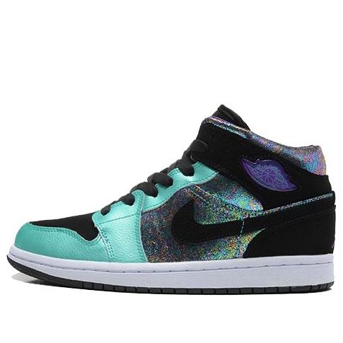 Air Jordan 1 Mid Atomic Teal Ultraviolet