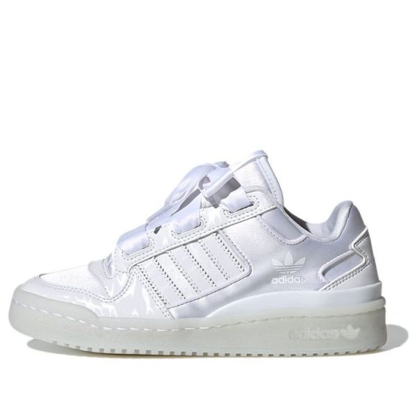 adidas Forum Satin Low J Triple White