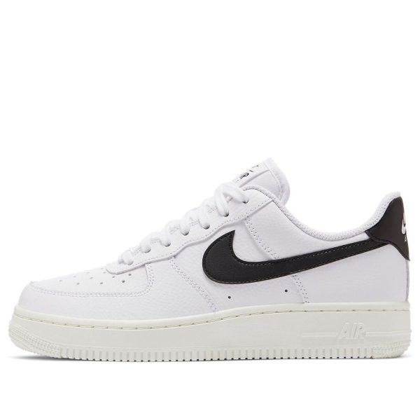 Nike Air Force 1 07 White Black Cream Sole