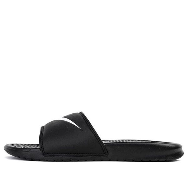 Nike Benassi Swoosh Slide Black White