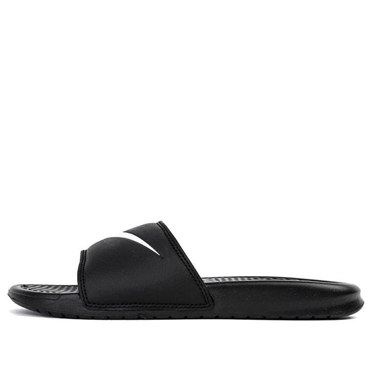 Nike Benassi Swoosh Slide Black White