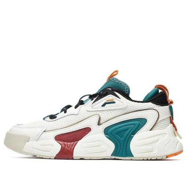 FILA SWARM low swirl sneakers red/white/green