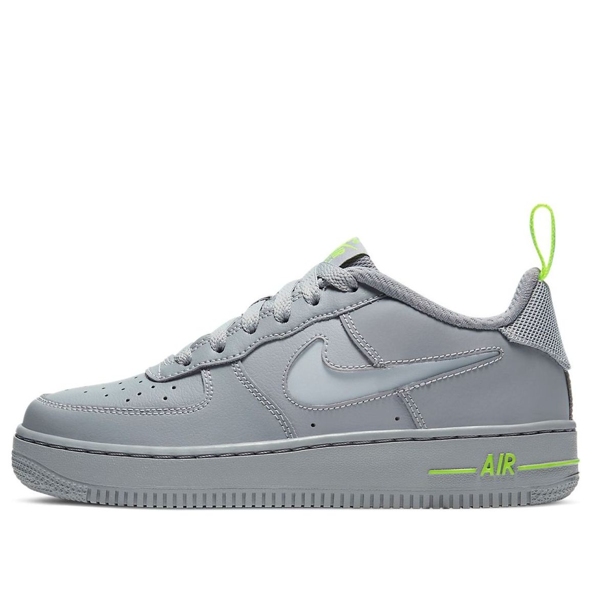 Nike Air Force 1 07 LV8 Particle Grey Volt