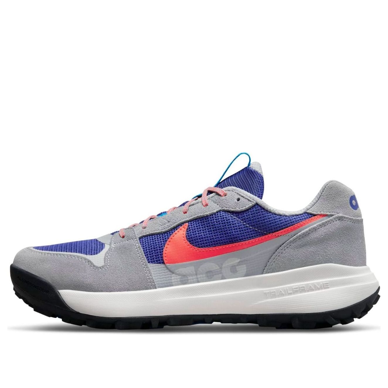 Nike ACG Lowcate Wolf Grey Bright Crimson