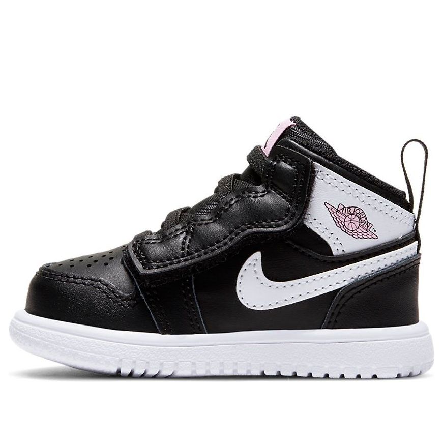 Air Jordan 1 Mid Alt Black White Pink