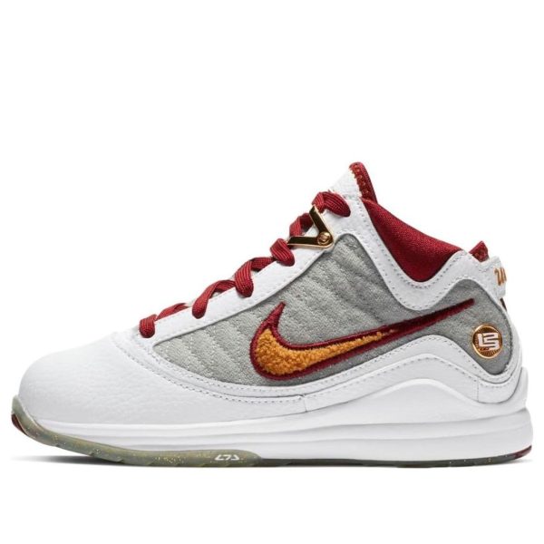 Nike LeBron 7 MVP 2020 White Bronze Team Red