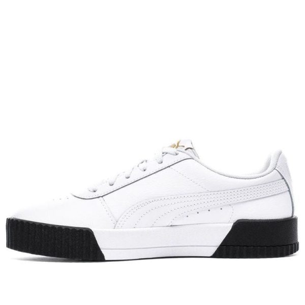 PUMA Carina Leather White Black