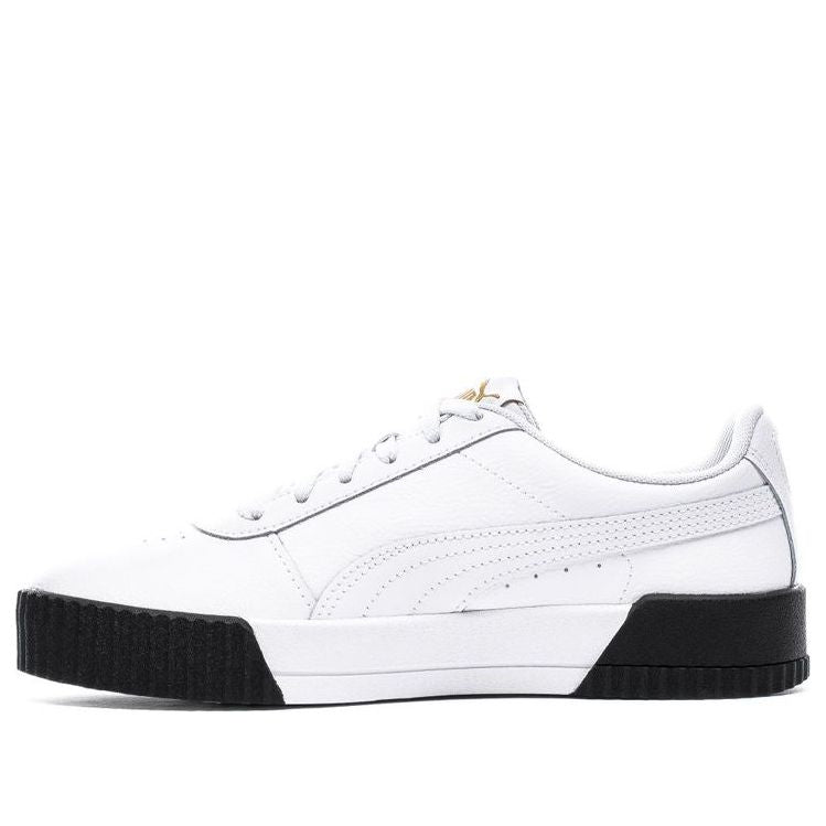 PUMA Carina Leather White Black