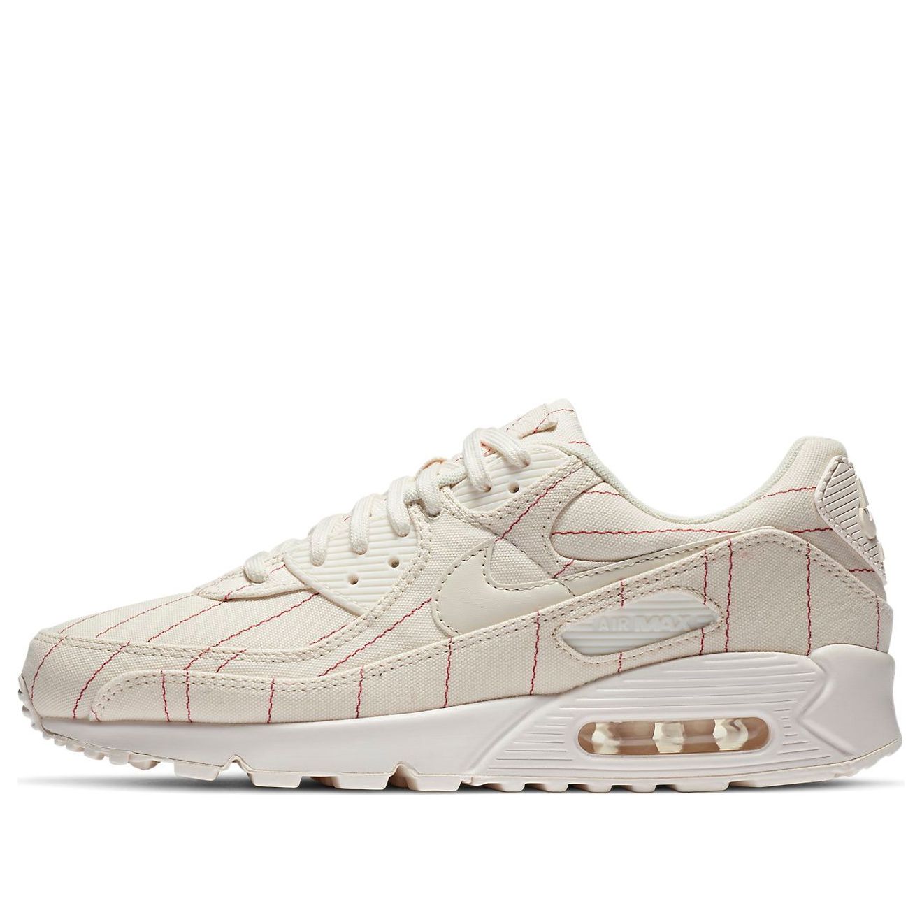 main-square_647422d8-bb3e-4ca6-a74a-ce39c46351eb.jpg Nike Air Max 90 Pinstripes - Natural Chili Red
