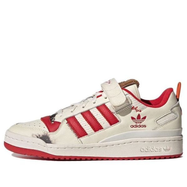 adidas originals Forum 84 Low Home Alone Retro Sneakers White/Red Unisex