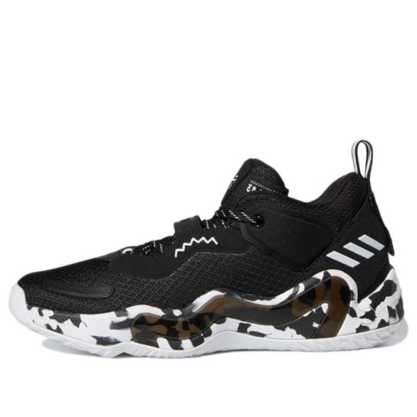 adidas D.O.N. Issue #3 Paint Smudge - Black