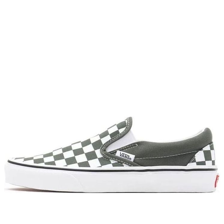 main-square_66064415-0041-49f3-86be-73cbacbbbbd9.jpg Vans Classic Slip-On Thyme Checkerboard