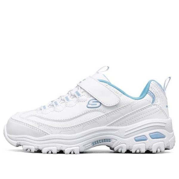 Skechers Dlites 1.0 Low-Running Shoes -KIDS White