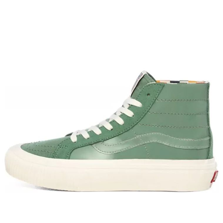 Vans Karina Rozunko x SK8-HI Decon SF Patent Hedge Green