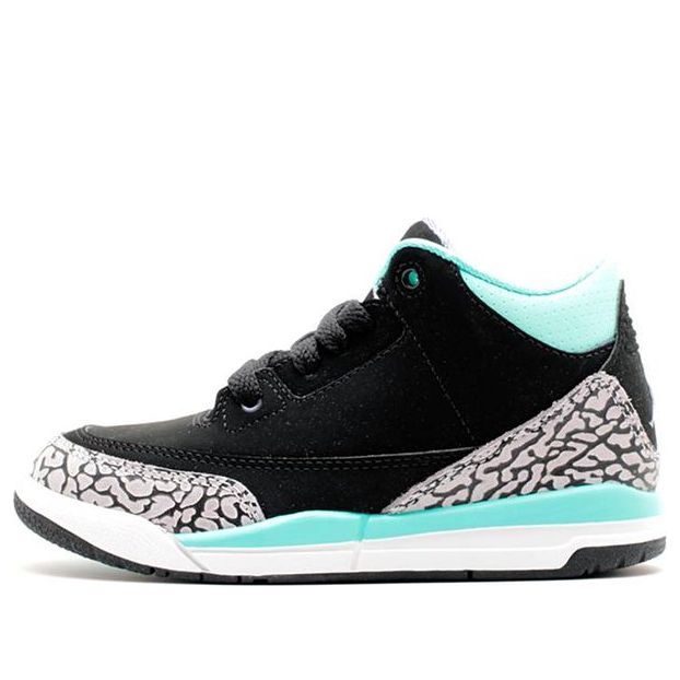 Air Jordan 3 Retro Black Purple Turquoise