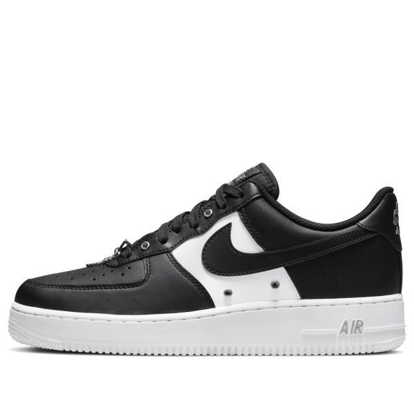 Nike Air Force 1 07 Premium Silver Chain - Black