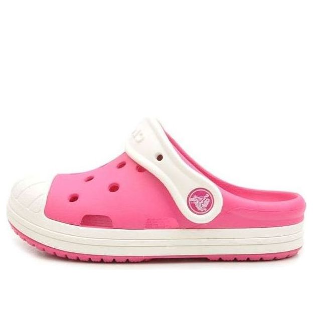 Crocs Small Crocs Outdoor Flat Heel Sports Pink Sandals