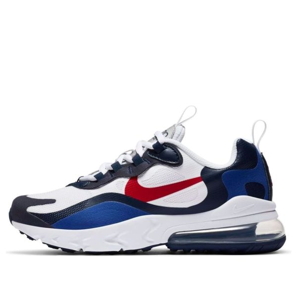 Nike Air Max 270 React White Midnight Navy Red