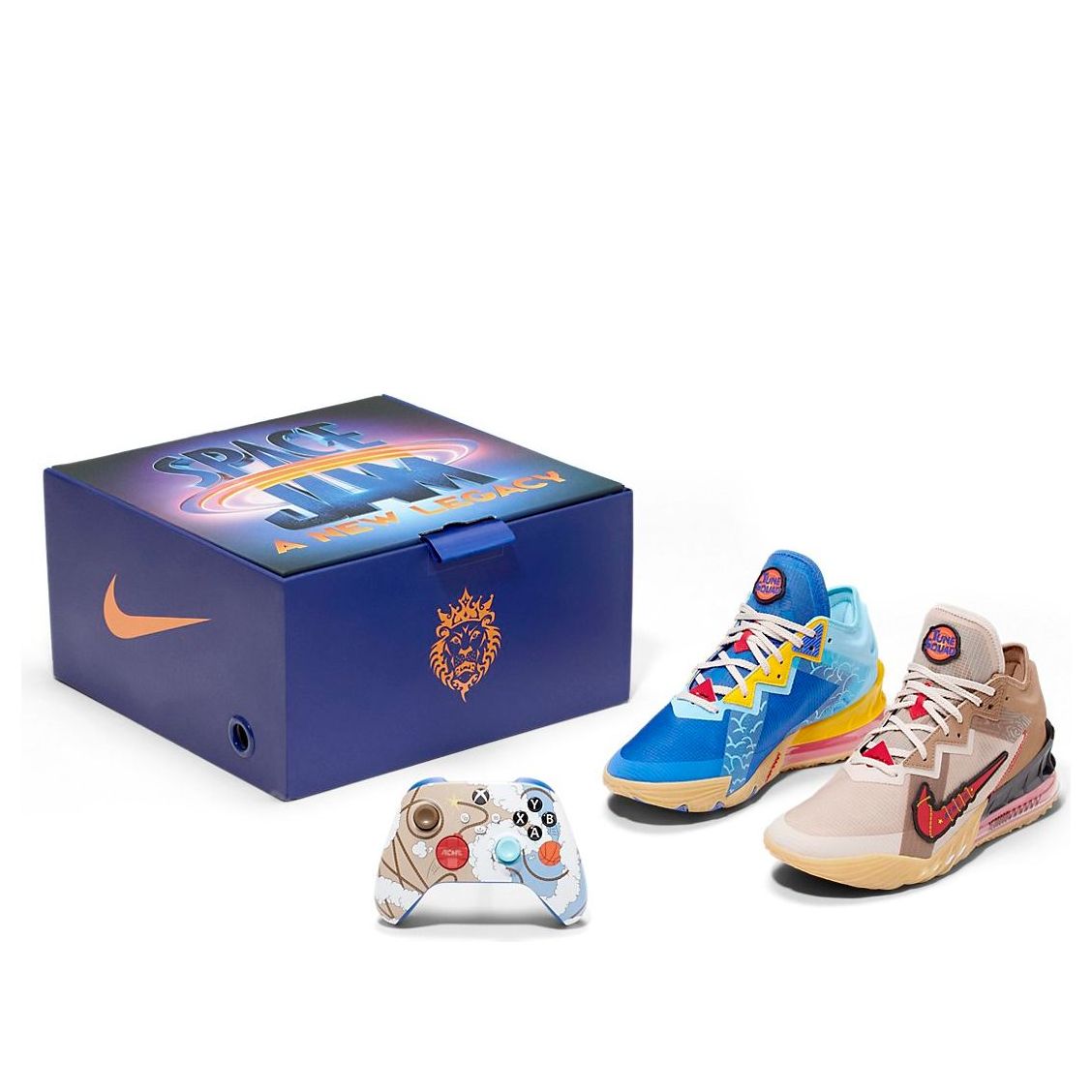 Nike Xbox x Space Jam x LeBron 18 Low Wile E. x Roadrunner Special Box