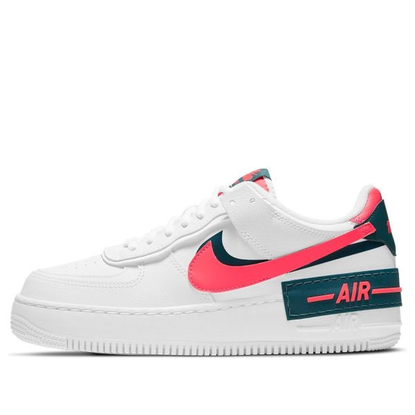 Nike Air Force 1 Shadow White Solar Red