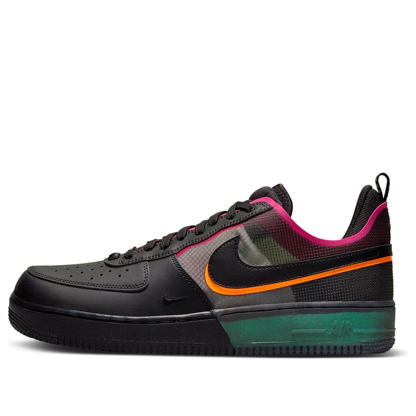 Nike Air Force 1 React Black Pink Prime