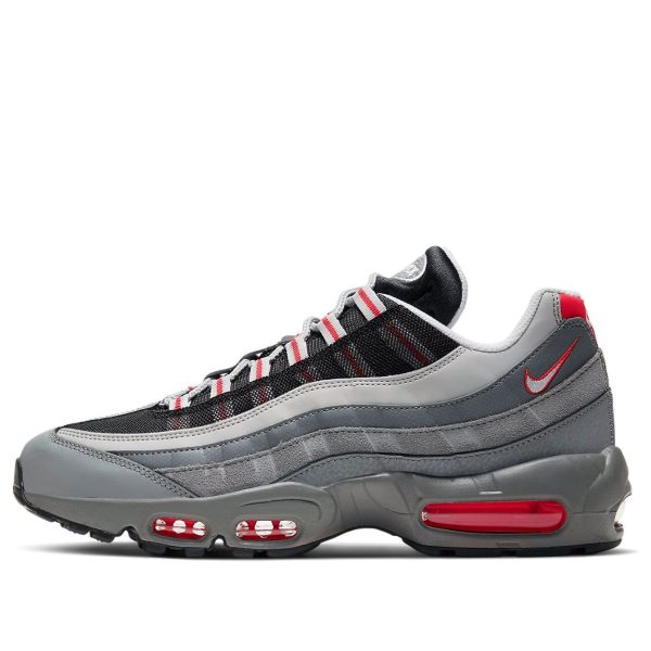 Nike Air Max 95 Essential Particle Grey Track Red