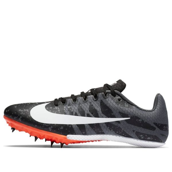 Nike Air Zoom Rival S 9 Spikes Paint Splatter Black Iron Grey