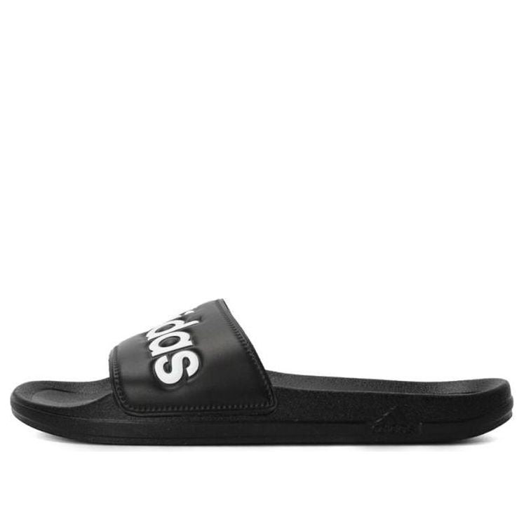 adidas Laoxo Black White Slippers Black White