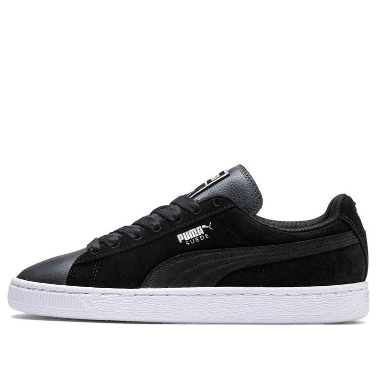 PUMA Suede Shimmer Black/Grey Low Board Shoes