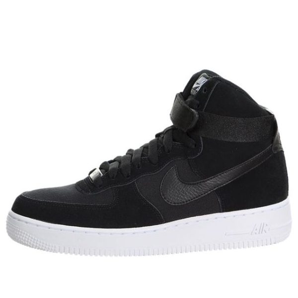 Nike Air Force 1 High Black White Sole