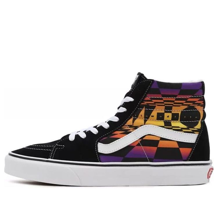 Vans Graphic Check SK8-HI Black Purple