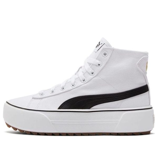 PUMA Kaia Mid CV White Black