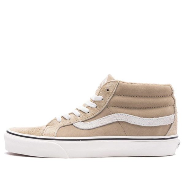 Vans Sk8-Mid Reissue Hairy Suede Mix - Tan