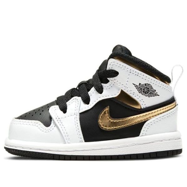Air Jordan 1 Mid White Gold