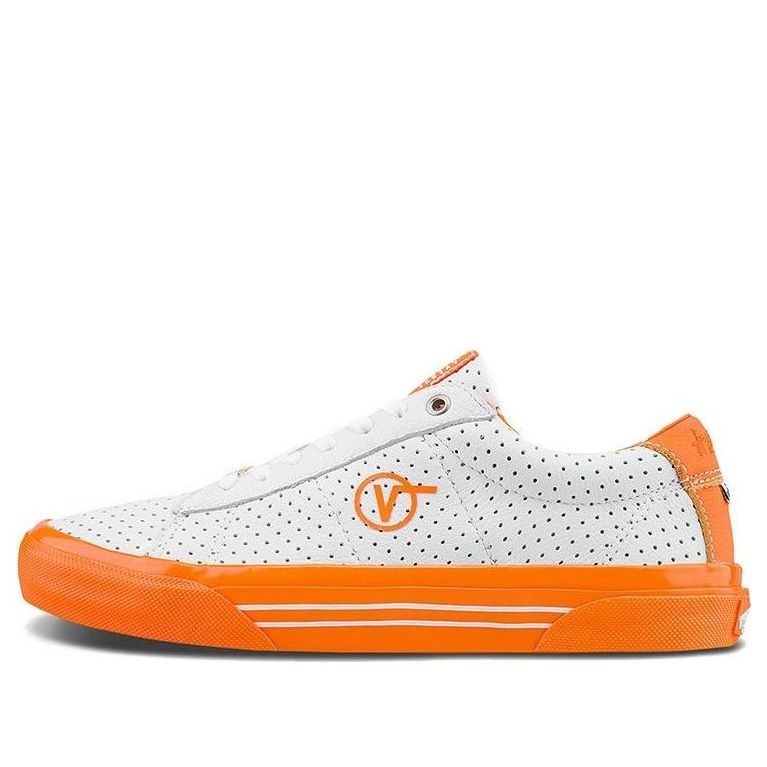 Avenue&Son x Vans Skate Sid Flicks of Fury Sneakers White/Orange