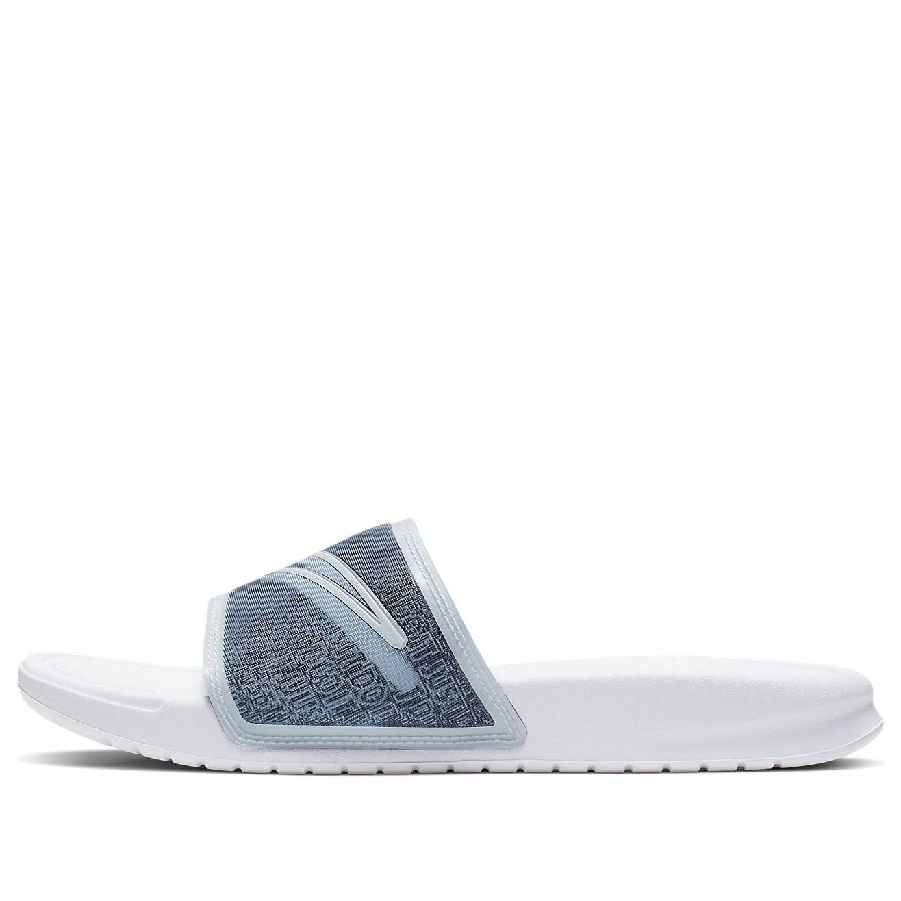 Nike Benassi LX White Blue Slippers White Blue