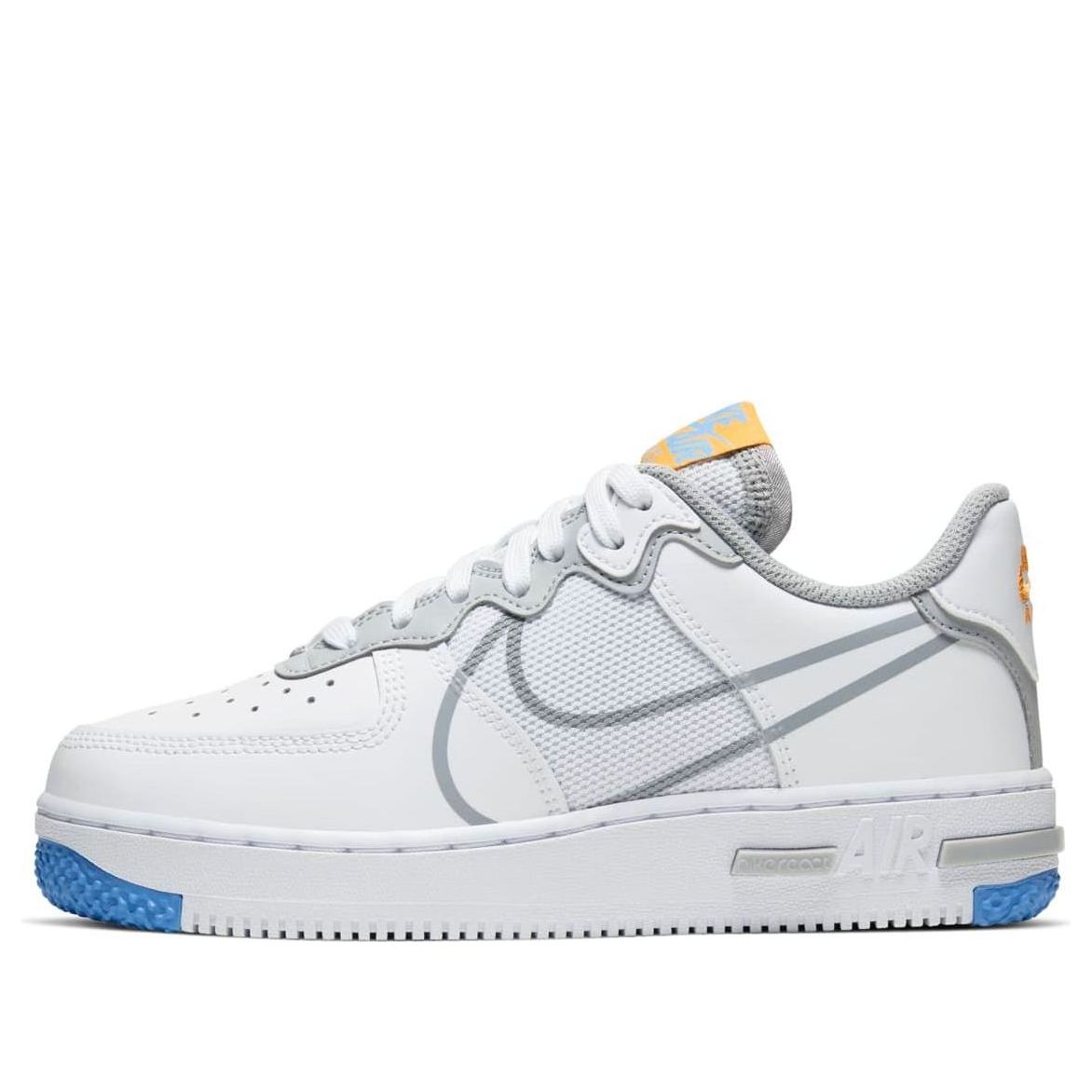 Nike Air Force 1 React SU White Light Smoke Grey