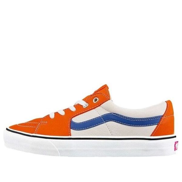 Vans SK8-Low Shoes Orange/White
