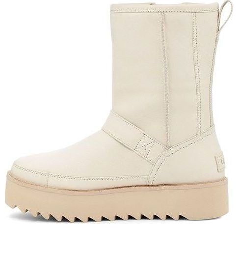 UGG Classic Rebel Biker Short Boot Bone