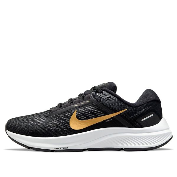 Nike Air Zoom Structure 24 Black Metallic Gold Coin