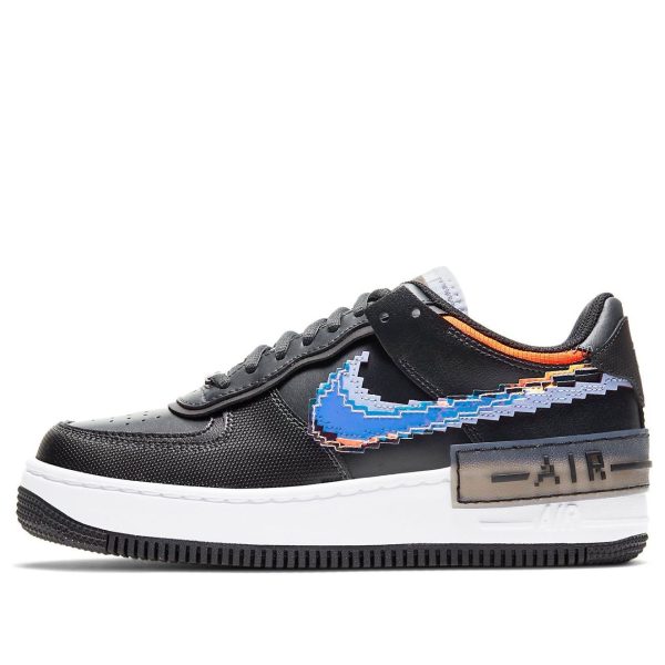 Nike Air Force 1 Shadow SE Pixel Swoosh - Off Noir