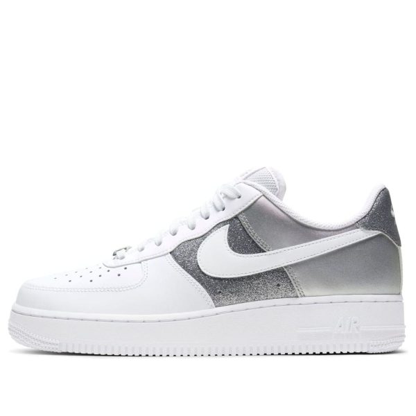 Nike Air Force 1 07 White Metallic Silver