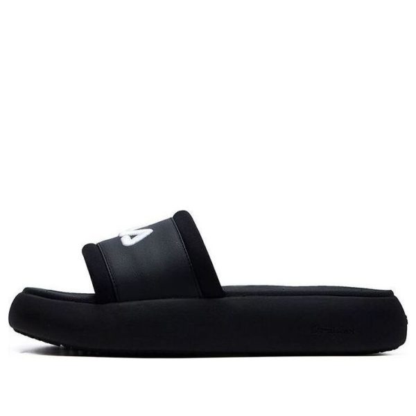 FILA Donut Fashion Casual Slippers For Black