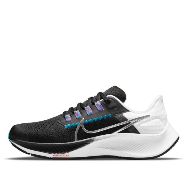 Nike Air Zoom Pegasus 38 Black Metallic Silver