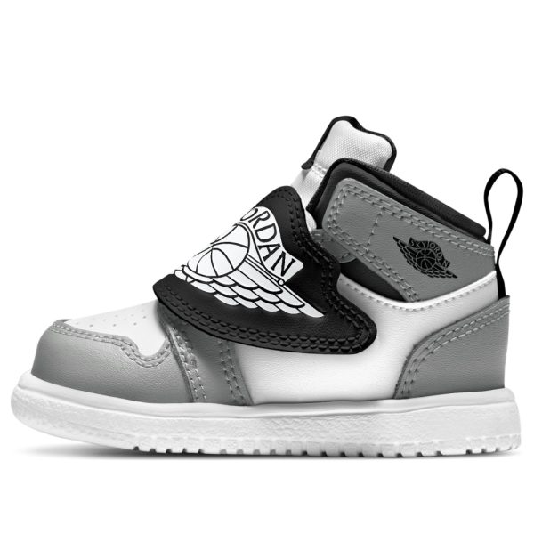 Air Jordan 1 Sky logo White Black Grey