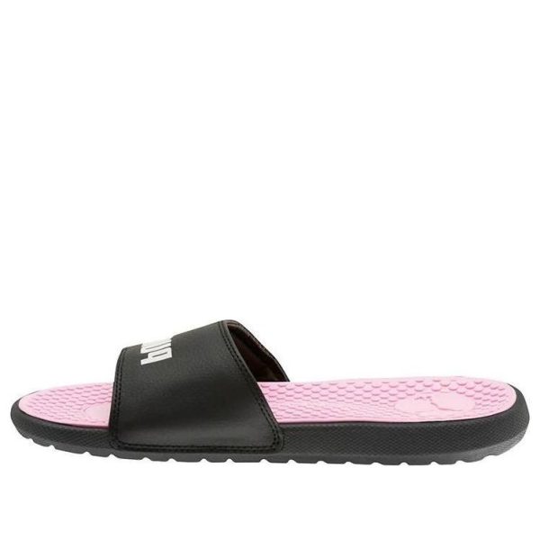 PUMA Cool Cat Slides Black Pale Pink